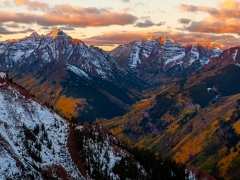 Autumn Sunrise from Loge Peak